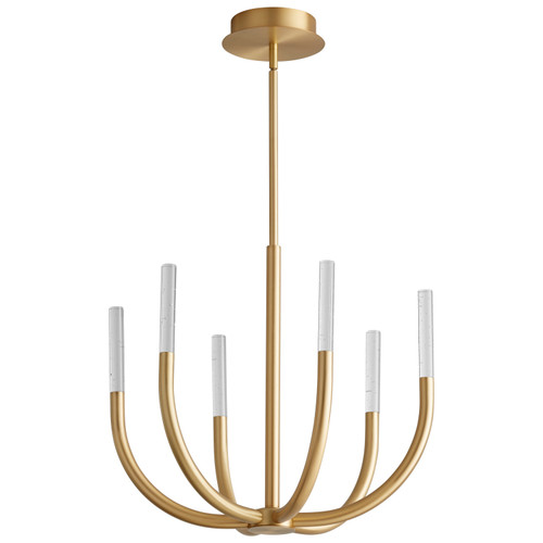 Quorum Presto! LED Ceiling Mount in Aged Brass - 3-657-40