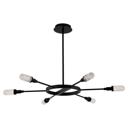 Quorum Sperano LED Chandelier in Matte Black - 3-6118-15