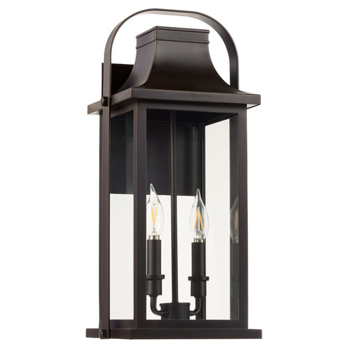 Quorum Downey Two Light Wall Mount in Bronze - 741-20-36