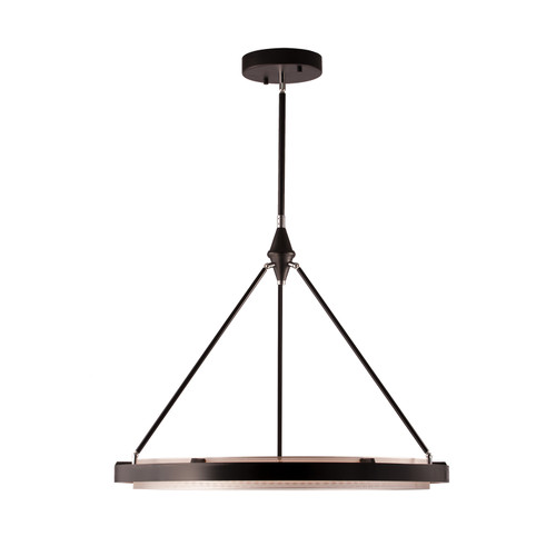 Alora Duo LED Pendant in Classic Black/Silver Shimmer - PD302732CBSS-UNV-010