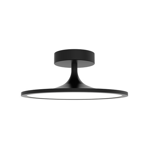 Alora Issa LED Semi Flush Mount in Matte Black - SF418012MB-UNV