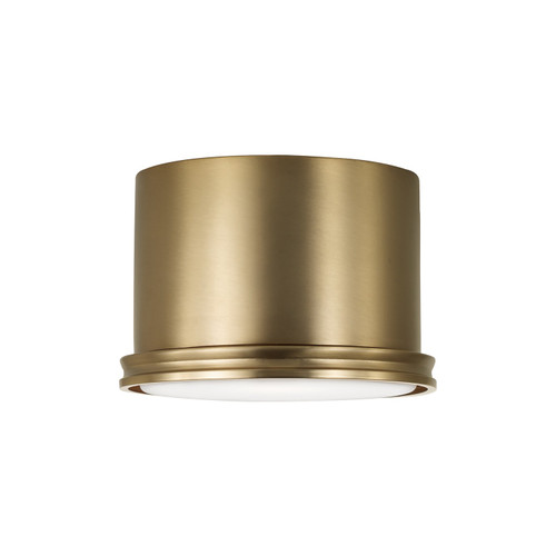 Capital Lighting Griffin One Light Flush Mount in Aged Brass - 259412AD