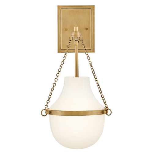 Hinkley Collins LED Wall Sconce in Heritage Brass - 46890HB