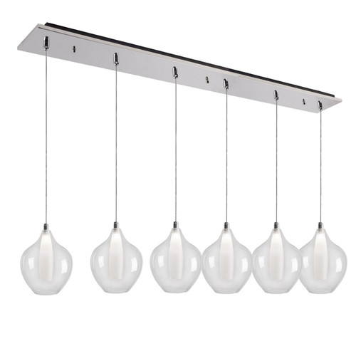 Kuzco Lighting Victoria LED Pendant in Chrome - MP3007CH-06
