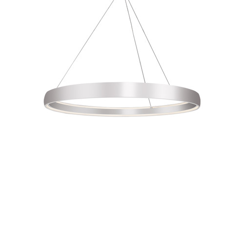 Kuzco Lighting Halo LED Pendant in Brushed Silver - PD22753-BS-UNV-010