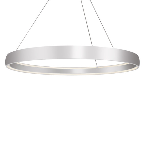 Kuzco Lighting Halo LED Pendant in Brushed Silver - PD22772-BS-UNV-010