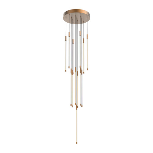 Kuzco Lighting Motif LED Pendant in Brushed Gold - MP75121-BG-UNV-010
