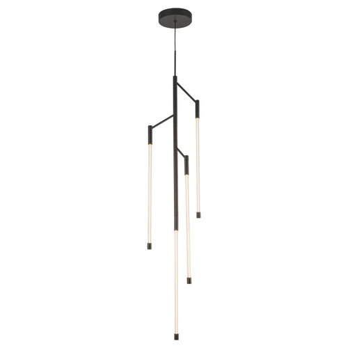 Kuzco Lighting Motif LED Pendant in Black - PD74746-BK-UNV