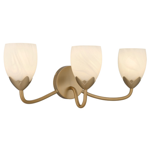 Quoizel Jacobs Three Light Vanity in Bronze Gold - JACO8624BGD