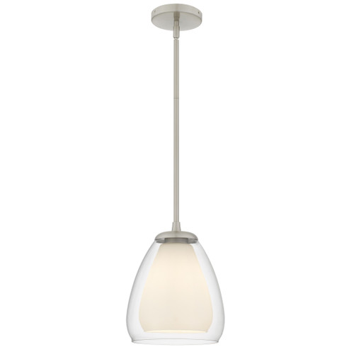 Quoizel Vivienne One Light Mini Pendant in Brushed Nickel - VIV1509BN