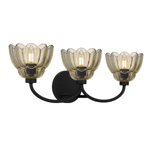 Quoizel Whitecap Three Light Vanity in Mottled Cocoa - WHP8623MC