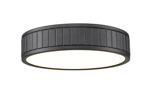 Z-Lite Madison LED Flush Mount in Matte Black - 1005F12-MB-LED