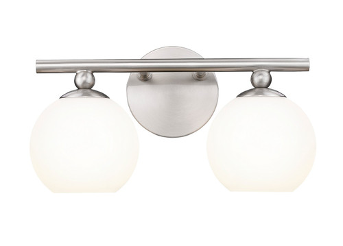 Z-Lite Neoma Two Light Vanity in Brushed Nickel - 1100-2V-BN