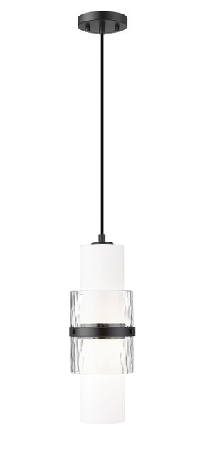 Z-Lite Cayden One Light Pendant in Matte Black - 1946P-MB