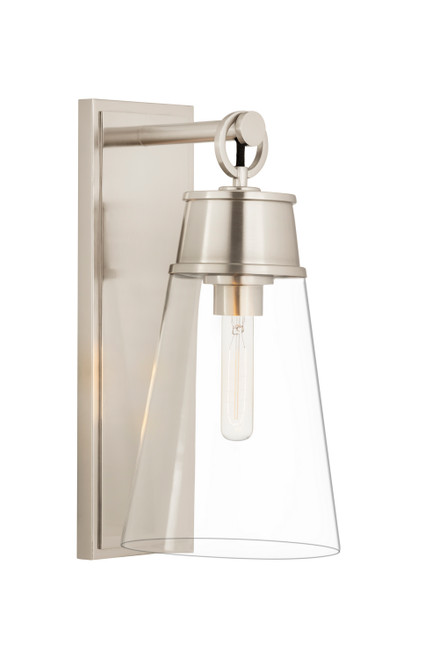 Z-Lite Wentworth One Light Wall Sconce in Brushed Nickel - 2300-1SL-BN