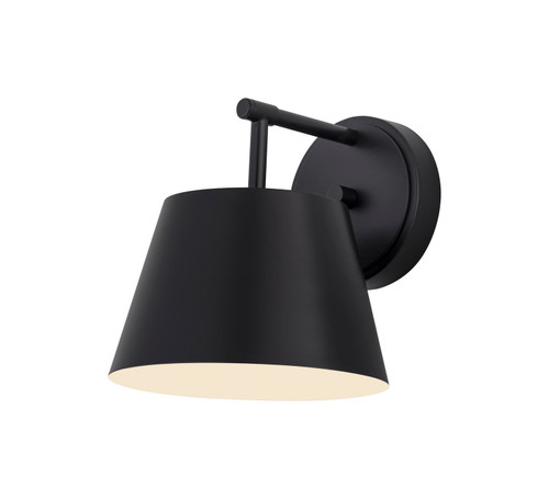 Z-Lite Lilly One Light Wall Sconce in Matte Black - 2307-1S-MB