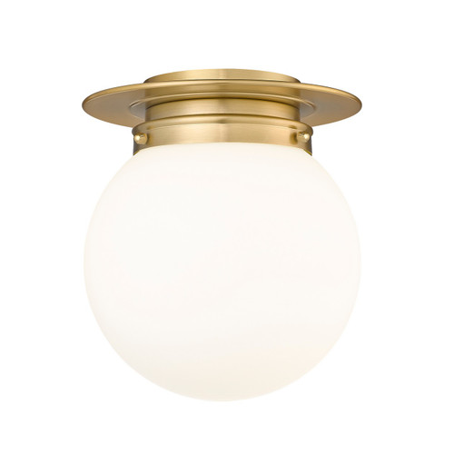Z-Lite Calhoun One Light Flush Mount in Heritage Brass - 7505F9-HBR