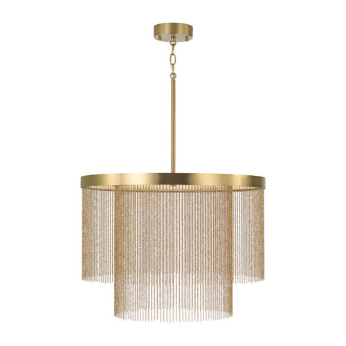 Capital Lighting Rae LED Pendant in Aged Brass - 359321AD