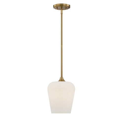 Savoy House Octave One Light Pendant in Warm Brass - 7-6036-1-322