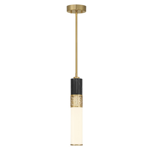 Savoy House Farrell LED Pendant in Warm Brass - 7-2916-1-322