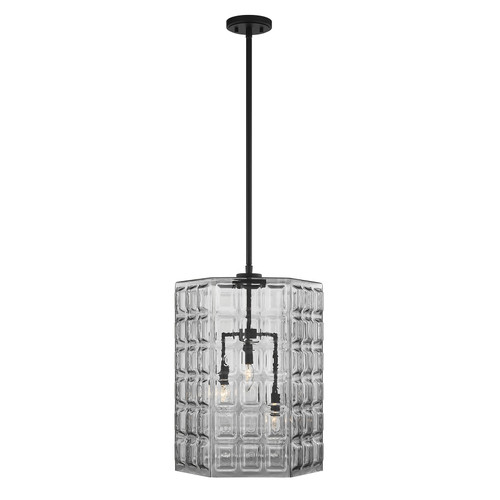 Savoy House Reddick Three Light Pendant in Matte Black - 7-6209-3-89