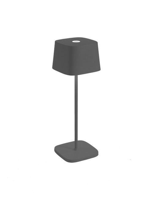 Zafferano Ofelia LED Table Lamp in Dark Grey - LD0870N4