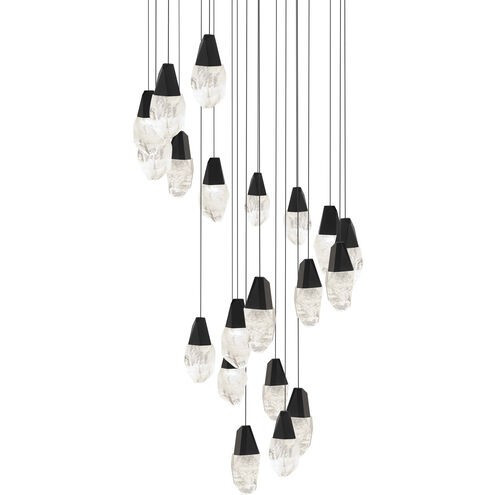 Schonbek Beyond Martini LED Pendant in Black - BPD20221OH-BK