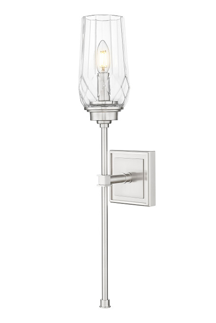 Z-Lite Cosmo One Light Wall Sconce in Brushed Nickel - 2015-1S-BN