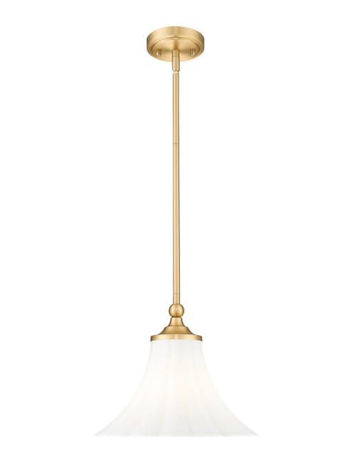 Z-Lite Fleur One Light Pendant in Modern Gold - 1958P12-MGLD