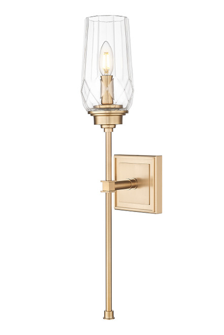 Z-Lite Cosmo One Light Wall Sconce in Modern Gold - 2015-1S-MGLD