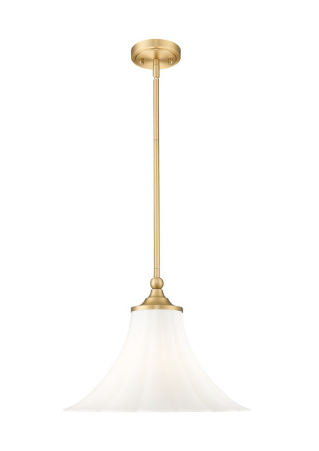 Z-Lite Fleur One Light Pendant in Modern Gold - 1958P16-MGLD