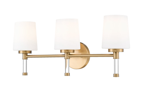 Z-Lite Henri Three Light Vanity in Modern Gold - 7700-3V-MGLD