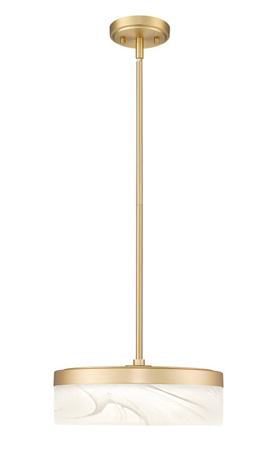 Z-Lite Renaud LED Pendant in Modern Gold - 827P13-MGLD-LED