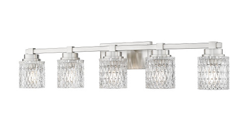 Z-Lite Jacqueline Five Light Vanity in Brushed Nickel - 6101-5V-BN