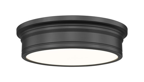 Z-Lite Bentley LED Flush Mount in Matte Black - 7702F16-MB-LED