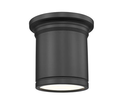 Z-Lite Bentley LED Flush Mount in Matte Black - 7702F8-MB-LED