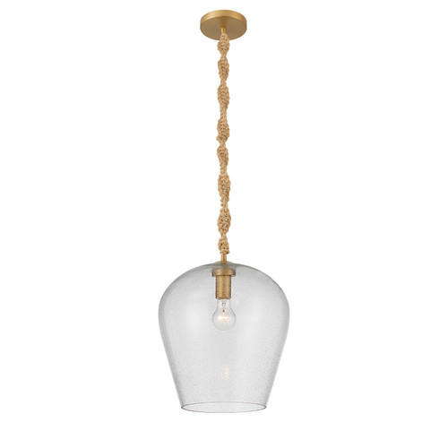 Minka-Lavery Elyric One Light Pendant in Legacy Brass - 15585-732