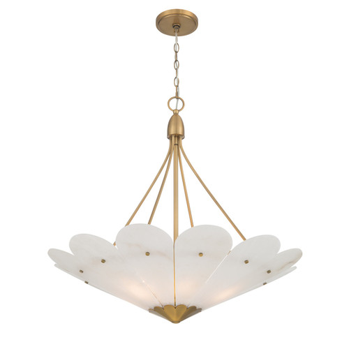 Minka-Lavery Althira Six Light Pendant in Legacy Brass - 12396-732