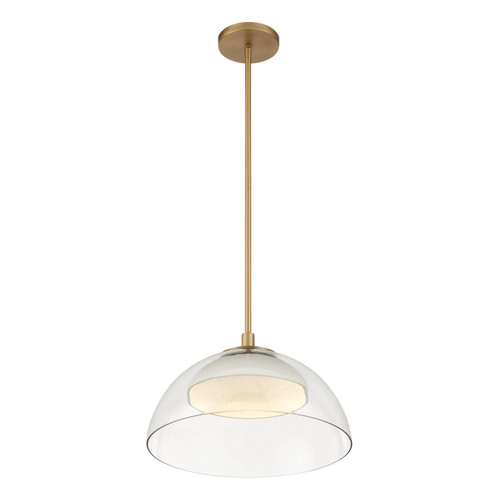 Minka-Lavery Halwynd LED Convertible Pendant/Semi-Flush in Legacy Brass - 2036-732-L