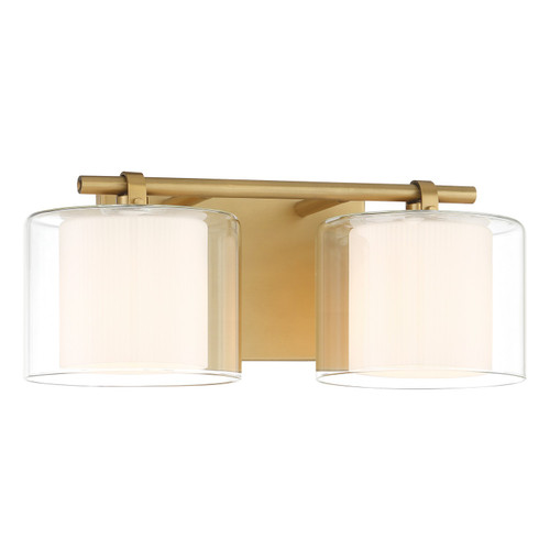 Minka-Lavery Seville Two Light Vanity in Legacy Brass - 2062-732