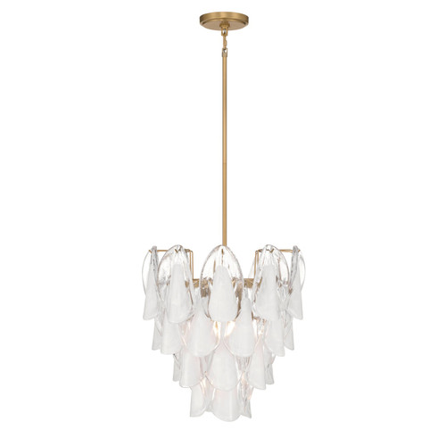 Metropolitan Verla Crest Five Light Pendant in Legacy Brass - N3475-732