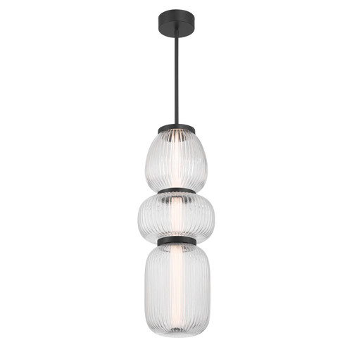 Minka-Lavery Cordel LED Mini Pendant in Dark Matte Black - 15035-899-L