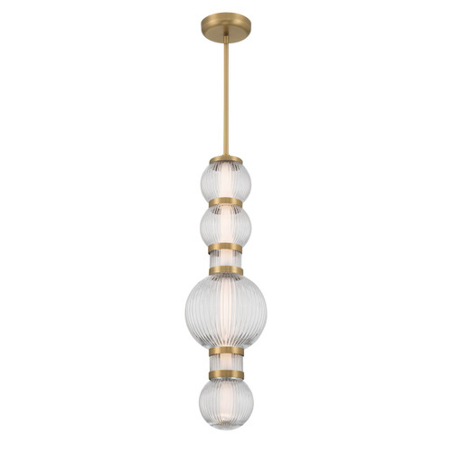 Minka-Lavery Cordel LED Mini Pendant in Legacy Brass - 15030-732-L