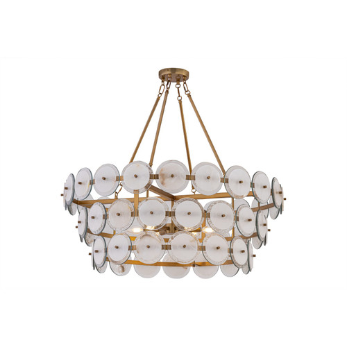 Minka-Lavery Kintrel Six Light Pendant in Legacy Brass - 12856-732