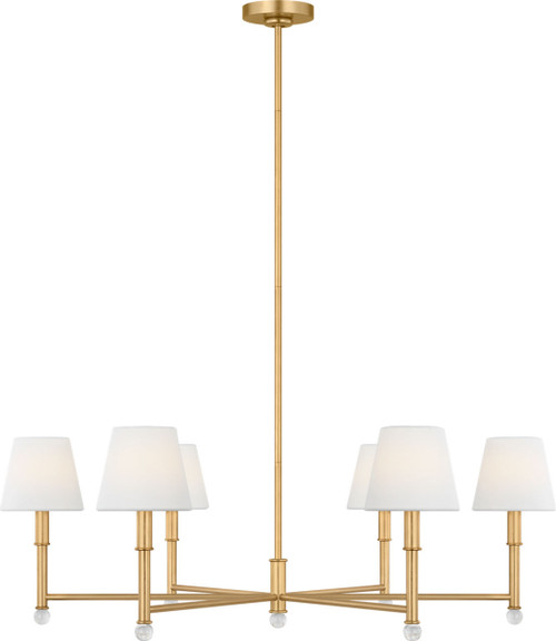 Visual Comfort Studio Greard Six Light Chandelier in Gild/Gild - AC1206GD