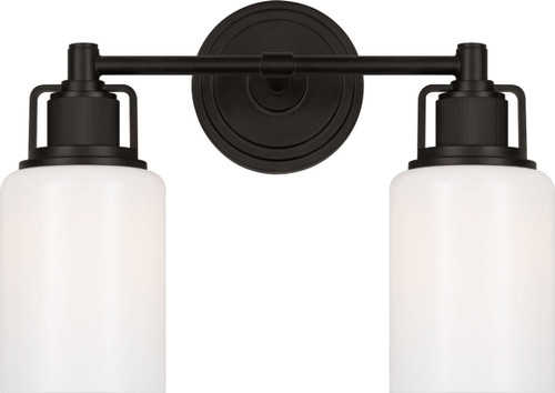 Visual Comfort Studio Ashford Two Light Bath in Aged Iroged Iron - CV1112AI