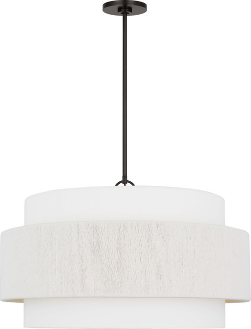 Visual Comfort Studio Belaro Four Light Hanging Shade in Aged Iroged Iron - EP1184AI