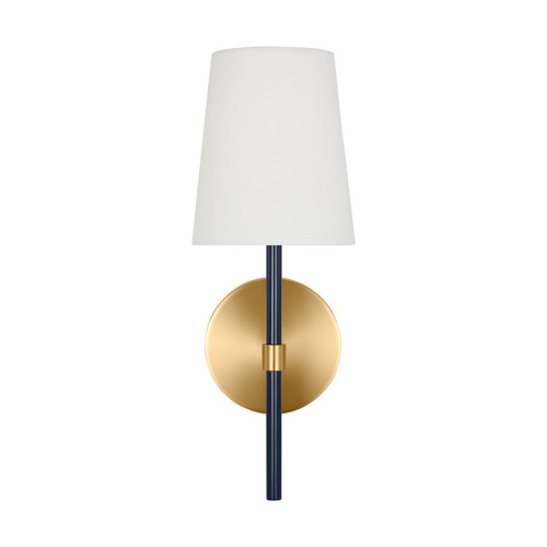 Visual Comfort Studio Monroe One Light Wall Sconce in Burnished Brass - KSW1081BBSNVY