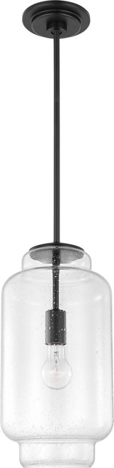 Visual Comfort Studio Nodier One Light Pendant in Aged Iroged Iron - LXP1061AI