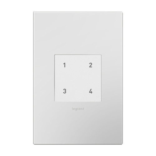 Legrand adorne Wireless Smart Scene Controller with Netatmo in White - WNACB40W1